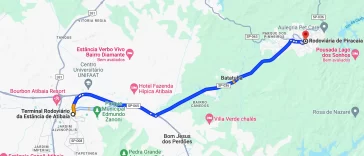 Trajeto dos Horários de Ônibus de Atibaia para Piracaia